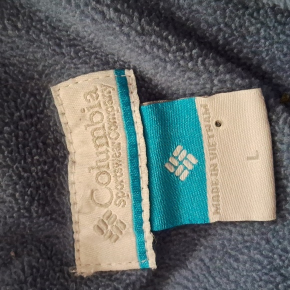 Columbia women's size large Blue lightweight jacket with fleece lining - Picture 4 of 5